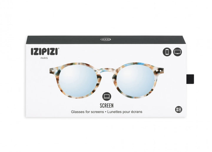 Screen Glasses #H The Small Face - Blue Tortoise - نظارات