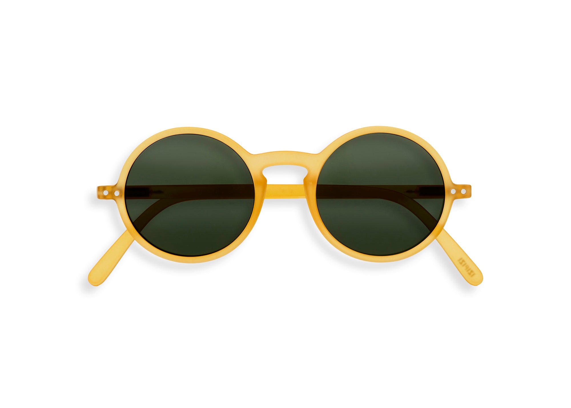 Yellow round glasses discount