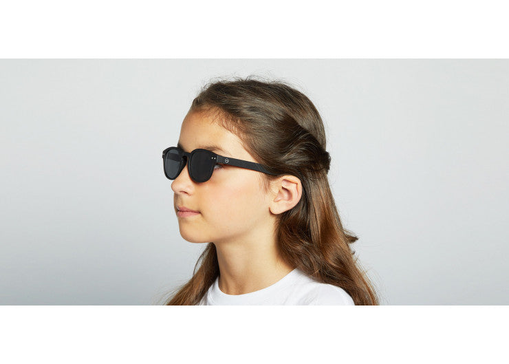 Sun Junior Shape #C The Retro - Black - نظارات