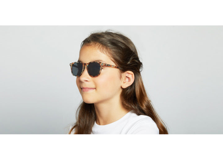 Sun Junior Shape #E The Trapeze - Blue Tortoise - نظارات