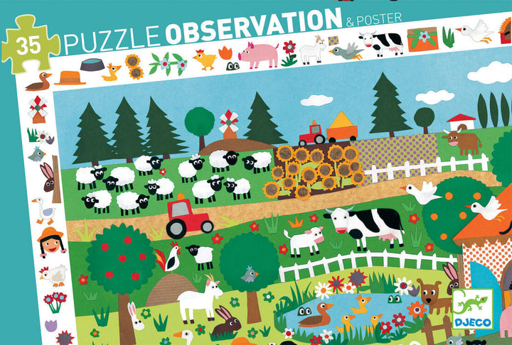Puzzle Observation - The Farm - ألعاب الأطفال