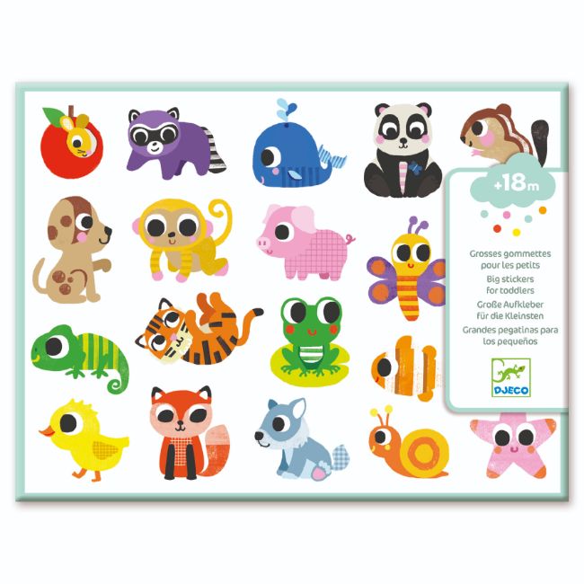 Stickers Big - Baby Animals Stickers - ألعاب الأطفال
