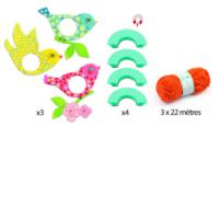 Birds Wool Pom Poms - ألعاب الأطفال