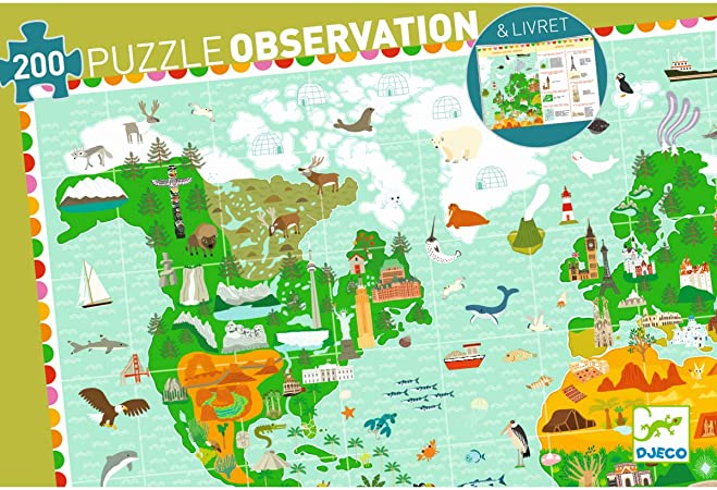 Puzzle Observation - Around The World - ألعاب الأطفال