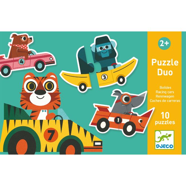 Puzzle Duo - Racing Cars - ألعاب الأطفال
