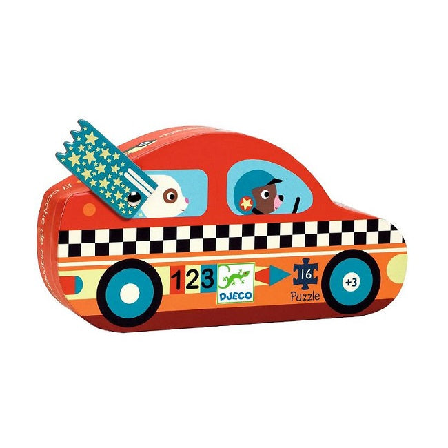 Puzzle Mini Silhouette - The Racing Car - ألعاب الأطفال