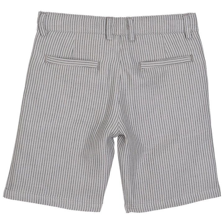 Shorts Boy Black & Grey Stripes - قصيرة