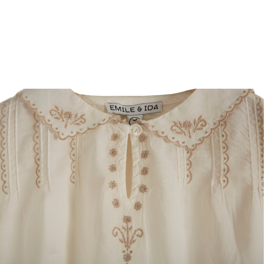 Blouse Girl Cream - قصيرة