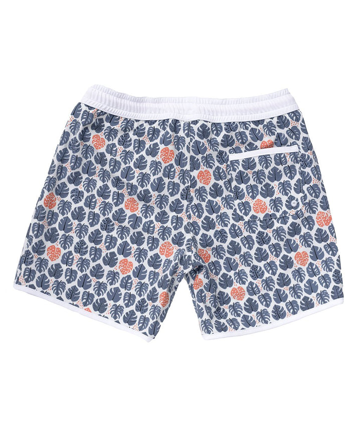 Swimshorts Tommaso Tropical Leaves Pebbles - ملابس السباحة