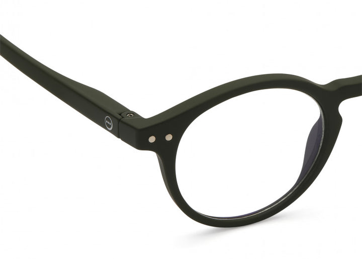 Screen Glasses #H The Small Face - Kaki Green - نظارات
