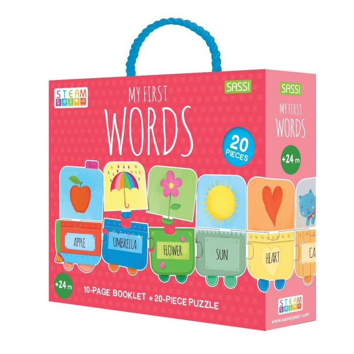 Steam Puzzle - My First Words - الكتاب