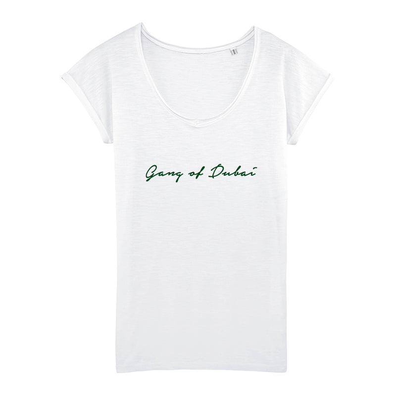 Tal - Gang of Dubai - White/Green - قميص