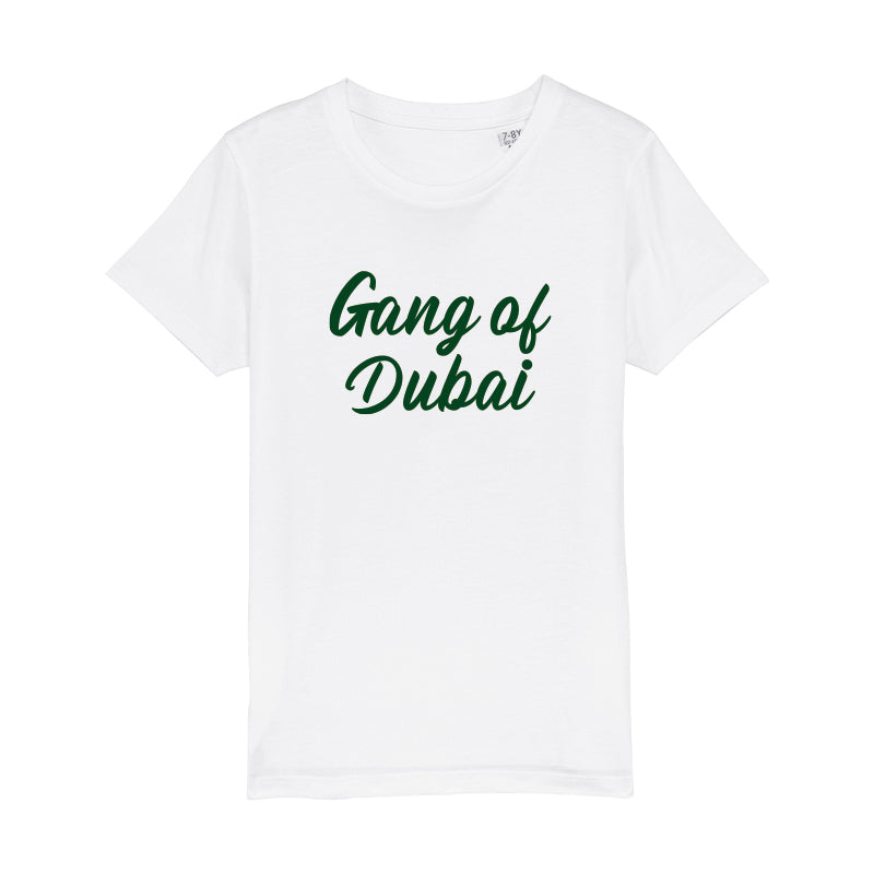 Tim - Gang of Dubai - White/Green - قميص