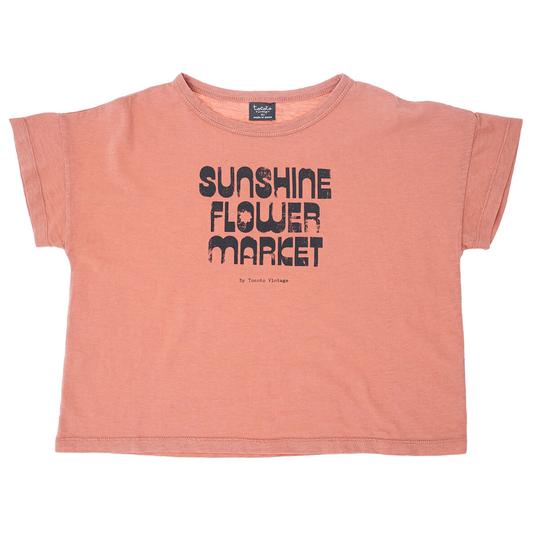 Organic Flame Girl T-Shirt Pink - قميص
