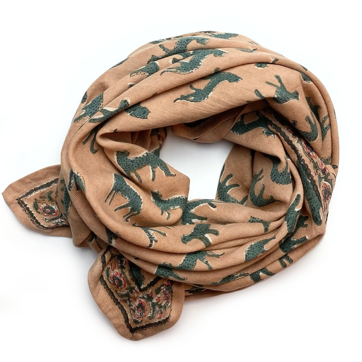 Scarf "Bengale" Cappuccino - وشاح