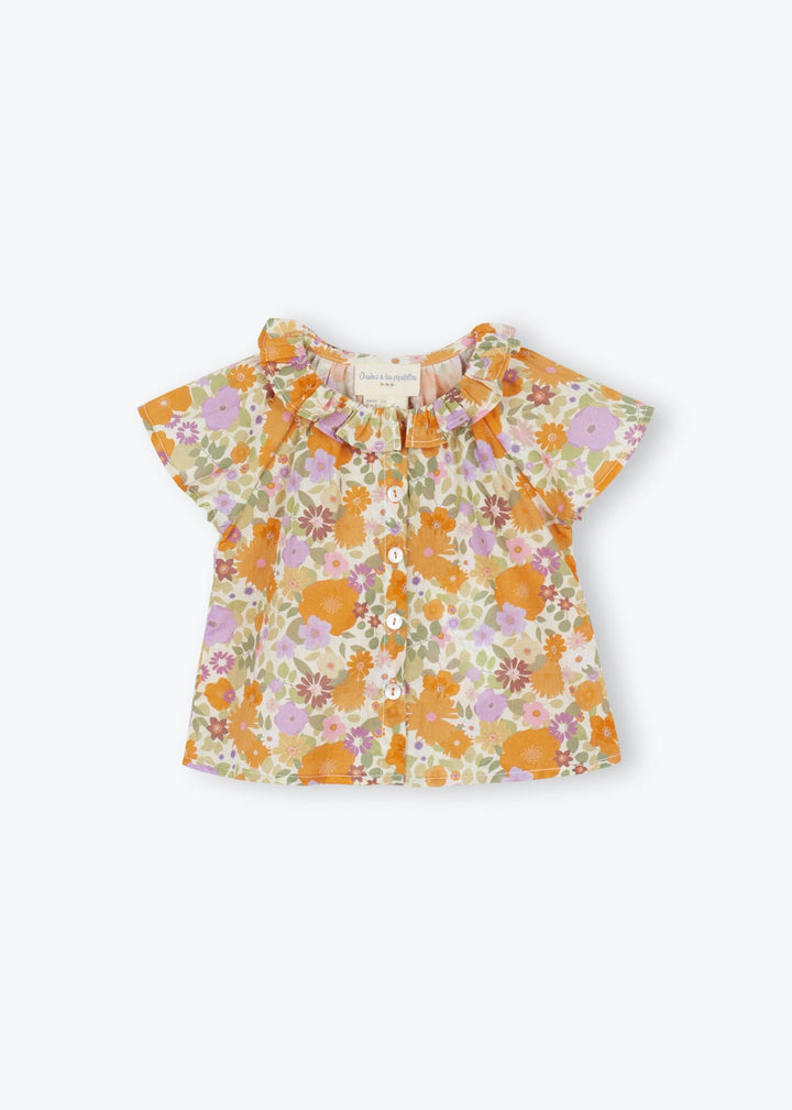 Blouse Delya Baby Girl Flowers - فستان