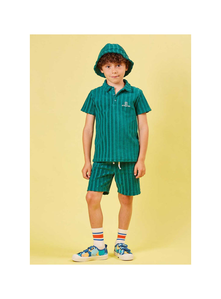 Short Towelling Boy Jordan - قميص