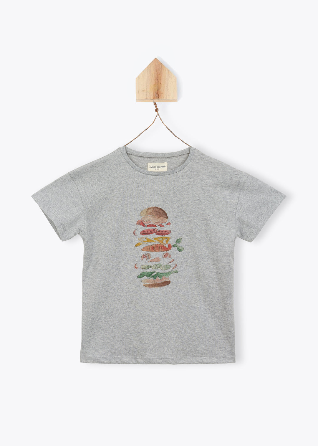 T-Shirt Mixte Hamburger - قميص