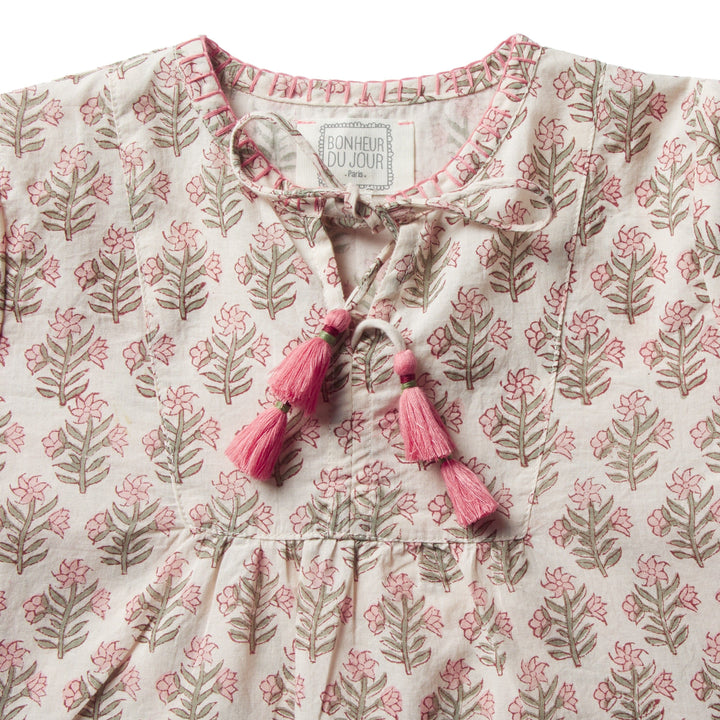 Blouse Girl Toscana Rose/Kaki - قميص