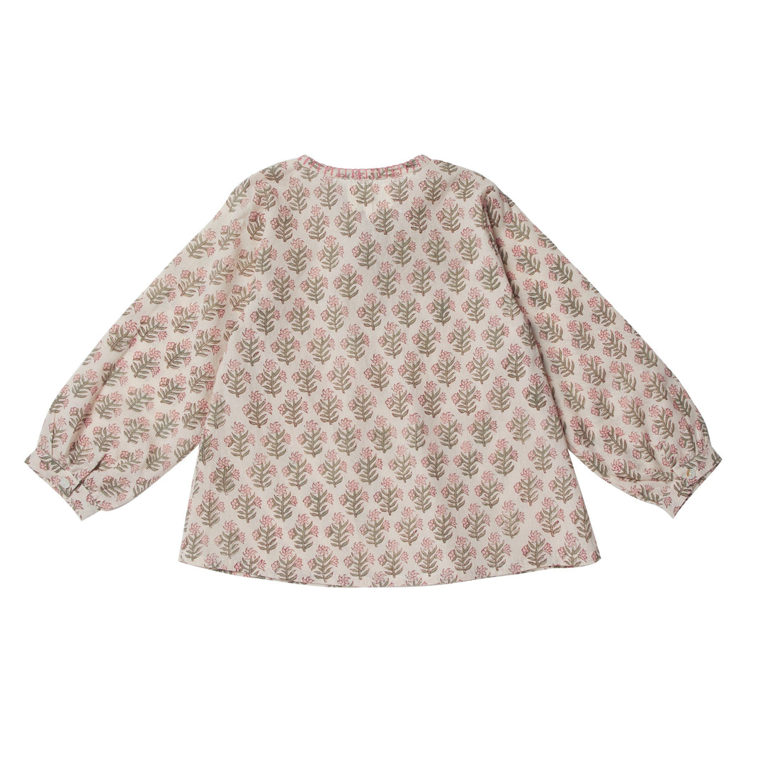 Blouse Girl Toscana Rose/Kaki - قميص