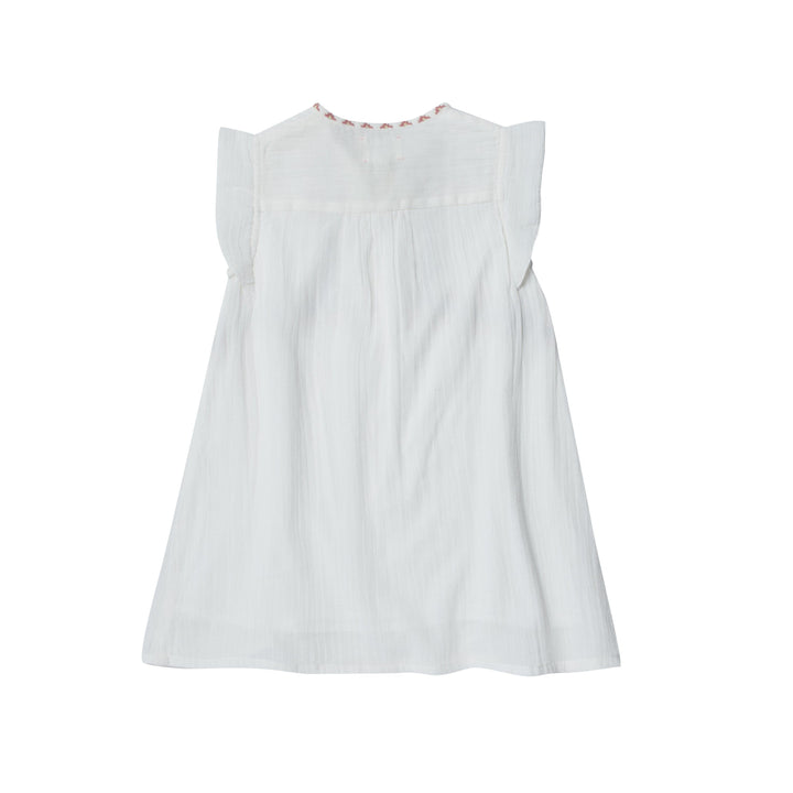 Dress Girl Caraibe Off-White - قميص