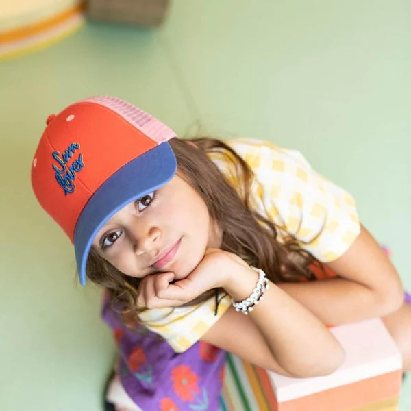 Cap Sun Lover Pink Kids & Adult - مستلزمات