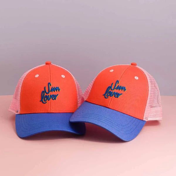 Cap Sun Lover Pink Kids & Adult - مستلزمات