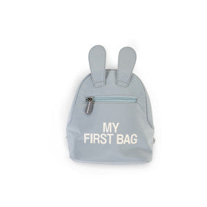 Kids My First Bag Grey - شنطة