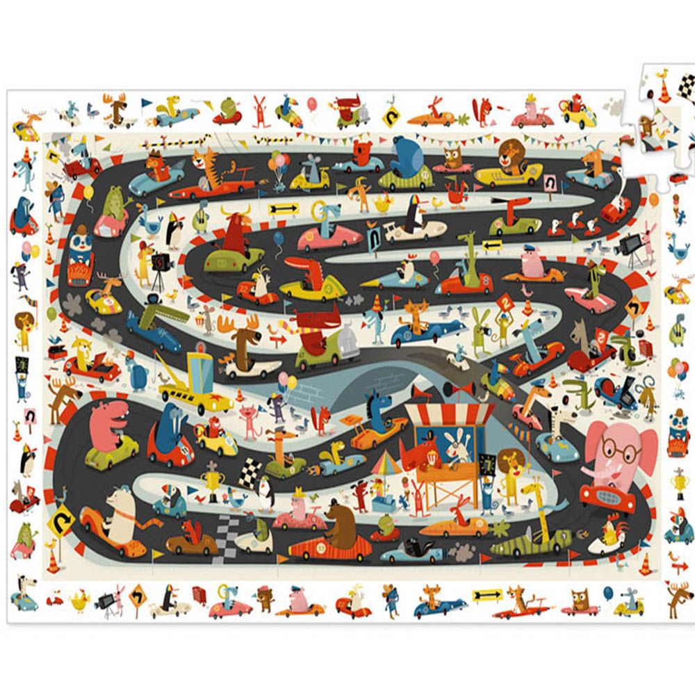 Puzzle Observation - Car Rallye - ألعاب الأطفال