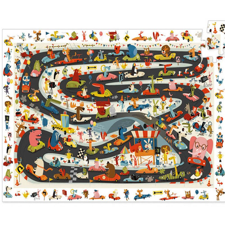 Puzzle Observation - Car Rallye - ألعاب الأطفال