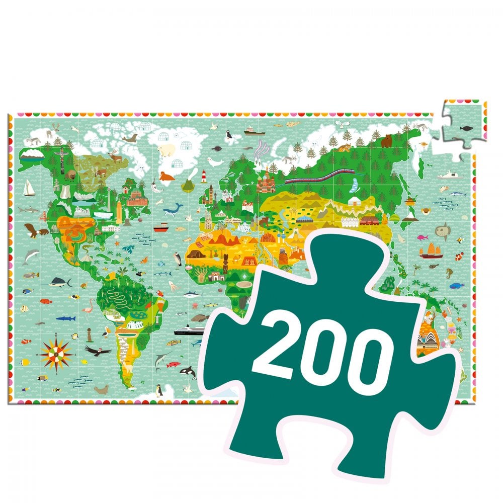 Puzzle Observation - Around The World - ألعاب الأطفال