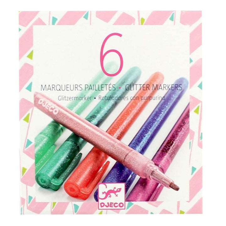 Markers Glitter Sweet 6 - ألعاب الأطفال
