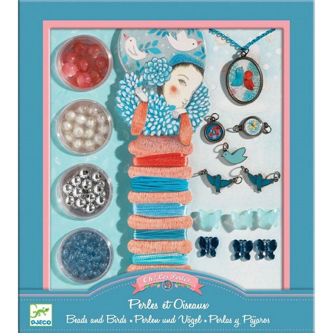 Beads and Jewellery Birds Blue - ألعاب الأطفال