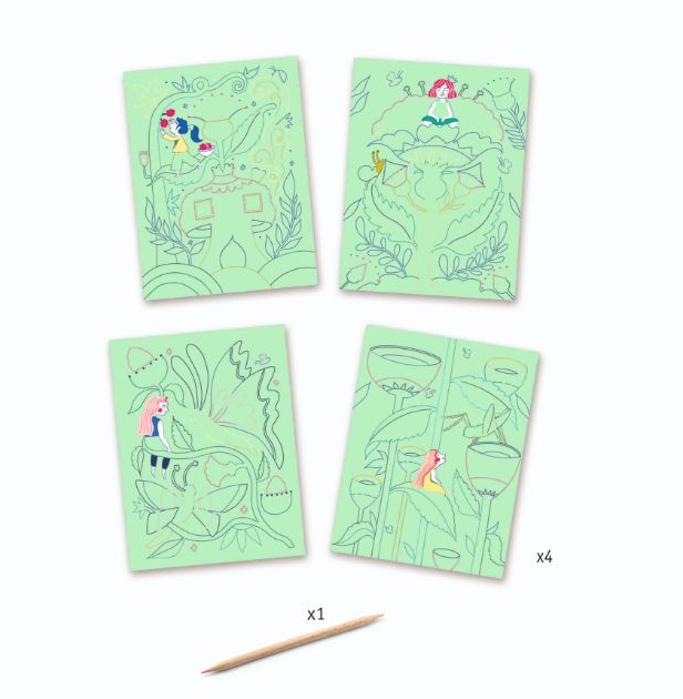 Scratch Cards - Fantasy Garden - ألعاب الأطفال