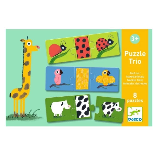 Puzzle Trio - Naked Animals - ألعاب الأطفال