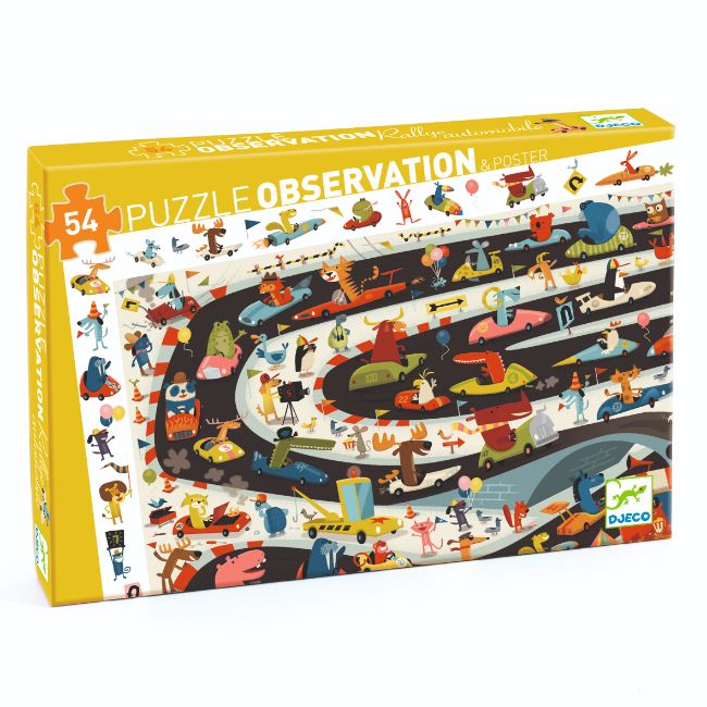 Puzzle Observation - Car Rallye - ألعاب الأطفال