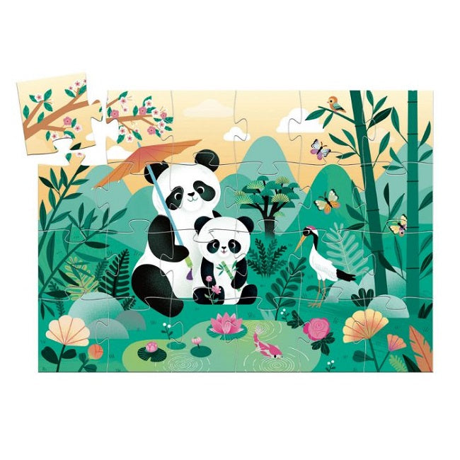 Puzzle Silhouette - Leo The Panda - ألعاب الأطفال