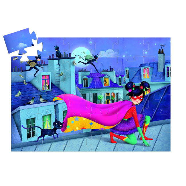 Puzzle Silhouette - Super Star - ألعاب الأطفال