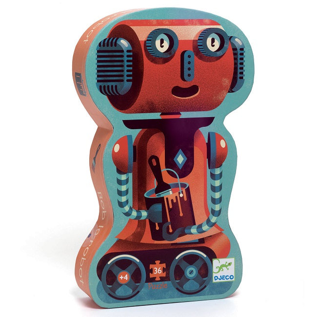 Puzzle Silhouette - Bob the Robot - ألعاب الأطفال