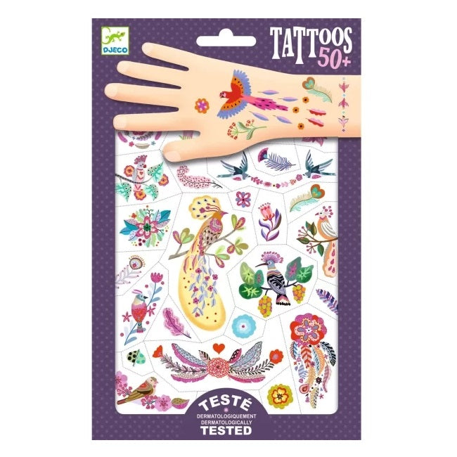 Tattoos - Bright Birds - ألعاب الأطفال