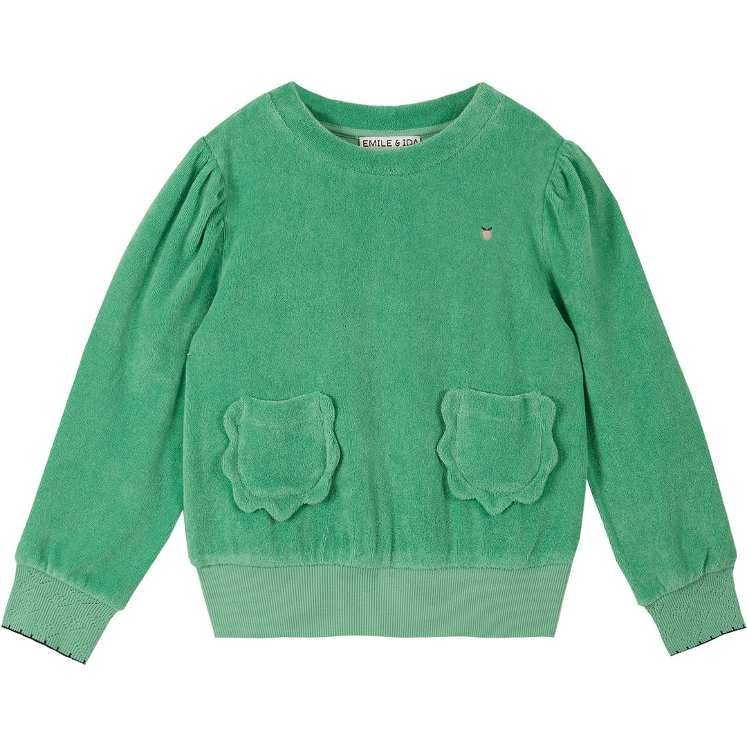 Sweatshirt Girl Towelling Garden - قصيرة