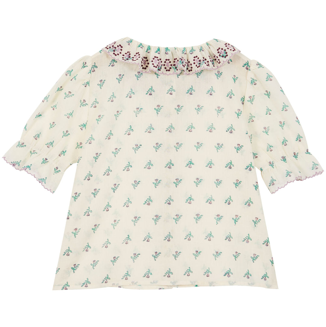 Blouse Girl Jonquille Violet - قصيرة