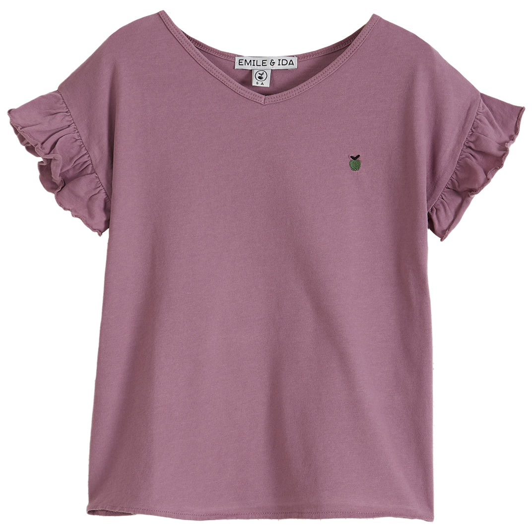 T-Shirt Girl Purple - قصيرة