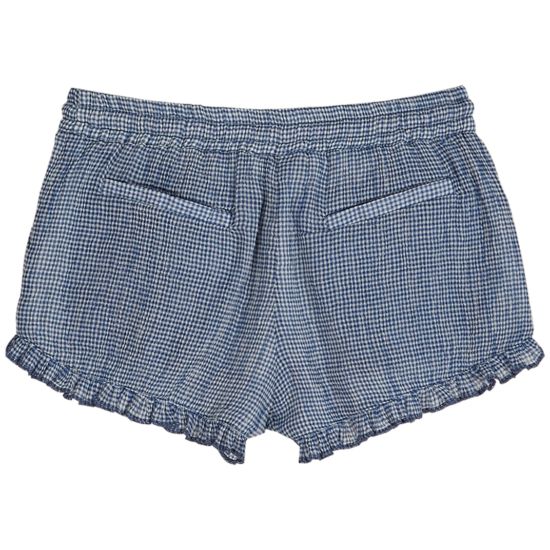 Shorts Girl Mini Vichy Blue - قصيرة