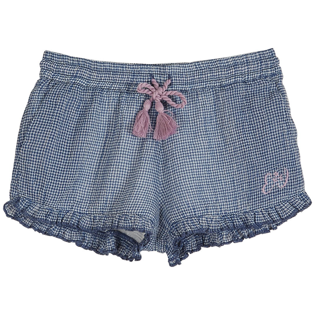 Shorts Girl Mini Vichy Blue - قصيرة