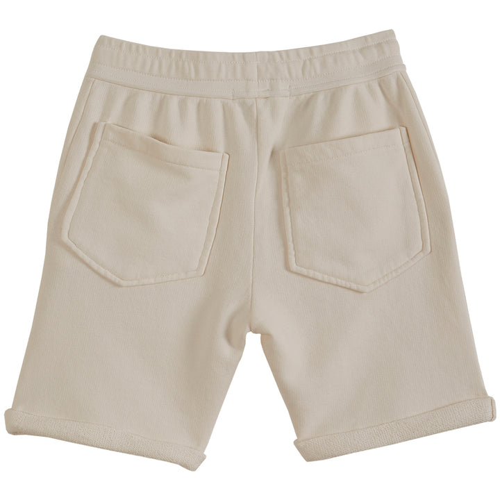 Shorts Boy Organic Cotton Beige - قميص