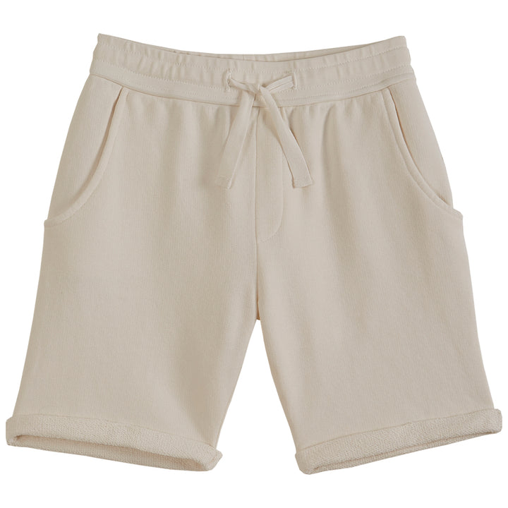 Shorts Boy Organic Cotton Beige - قميص