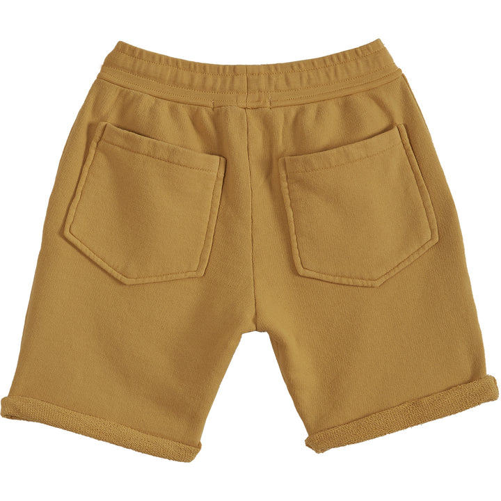 Shorts Boy Organic Cotton Yellow - قميص