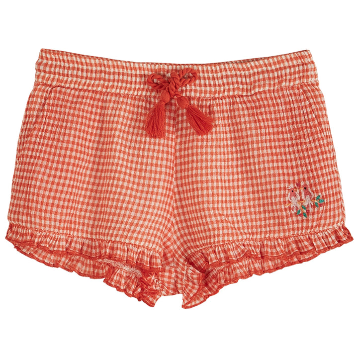 Shorts Girl Vichy Rouge - قصيرة