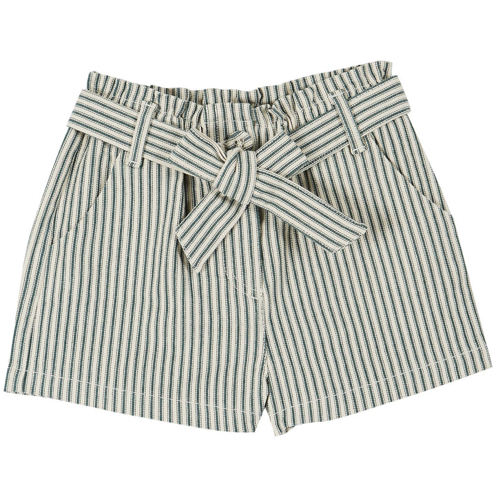 Shorts Girl Stripe Green - قصيرة